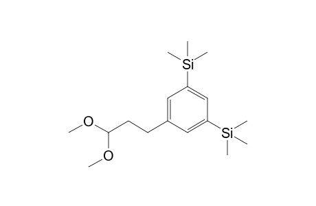 1,3-Bis(trimethylsilyl)-5-(3,3-dimethoxypropyl)benzene
