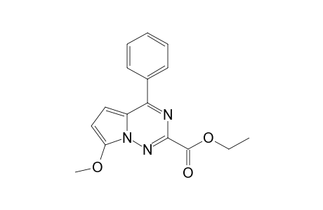 Ethyl 7-methoxy-4-phenylpyrrolo[2,1-f][1,2,4] triazine-2-carboxylate