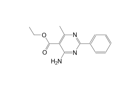 Ethyl 4-amino-6-methyl-2-phenyl-5-pyrimidinecarboxylate