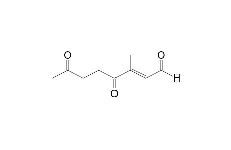 3-Methyl-4,7-dioxo-oct-2-enal