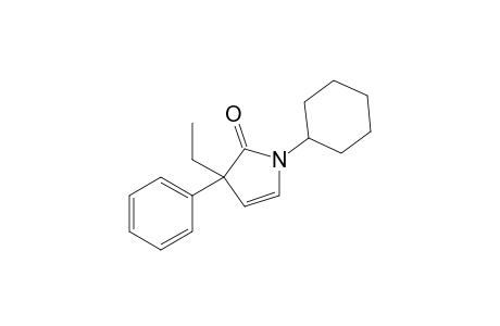 N-Cyclohexyl-3-ethyl-3-phenyl-1,3-dihydropyrrol-2-one