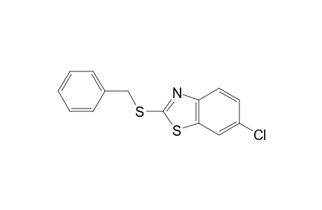 Benzothiazole, 6-chloro-2-[(phenylmethyl)thio]-