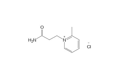 1-(2-carbamoylethyl)-2-methylpyridinium chloride