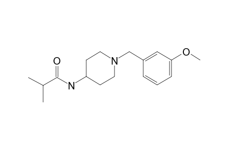 1-(3-Methoxybenzyl)-4-piperidinamine, N-(2-methylpropionyl)-