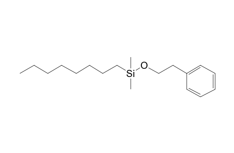 Dimethyl(octyl)(2-phenylethoxy)silane