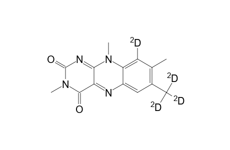 Benzo[g]pteridine-2,4(3H,10H)-dione-9-d, 3,8,10-trimethyl-7-(methyl-D3)-