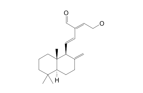 (E,E)-15-Hydroxy-labda-8(17),11,13-trien-16-al