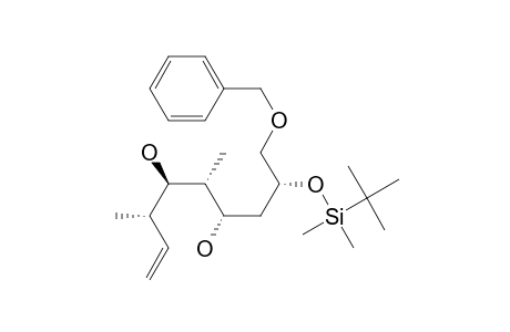 (2R,4S,5R,6R,7S)-2-[(1,1-dimethylethyl)dimethylsiloxy]-5,7-dimethyl-1-(phenylmethoxy)-8-nonene-4,6-diol