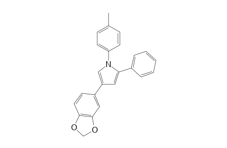 4-(Benzo[d][1,3]dioxol-5-yl)-2-phenyl-1-(p-tolyl)-1H-pyrrole