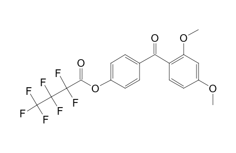 2,4-Dimethoxy-4'-hydroxybenzophenone, heptafluorobutyrate