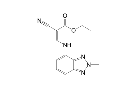 4-[N-(2'-{Ethoxycarbonyl}-2'-cyanoethylene)amino]-2-methylbenzotriazole