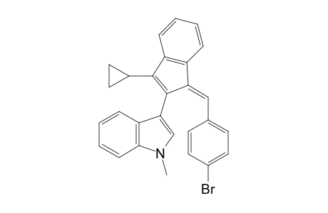 (Z)-3-(3-Cyclopropyl-1-(4-bromobenzylidene)-1H-inden-2-yl)-1-methyl-1H-indole