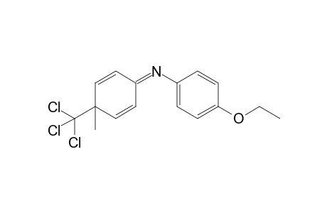 1-(4-Ethoxyphenylimino)-4-methyl-4-trichloromethyl-2,5-cyclohexadiene