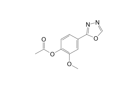 2-methoxy-4-(1,3,4-oxadiazol-2-yl)phenol, acetate