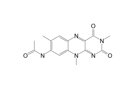 8-Acetamido-3,7,10-trimethyl-benzo[G]pteridin-2,4(3H,10H]-dione