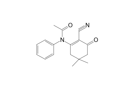 acetamide, N-(2-cyano-5,5-dimethyl-3-oxo-1-cyclohexen-1-yl)-N-phenyl-