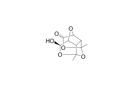 (R)-4-Hydroxy-5a,6a-dimethyl-hexahydro-1,3,5,6-tetraoxa-dicyclopenta[cd,gh]pentalen-2-one