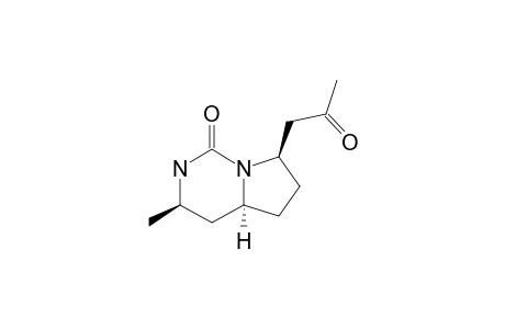 (3-ALPHA,4A-BETA,7-ALPHA)-HEXA-HYDRO-3-METHYL-7-(2-OXOPROPYL)-PYRROLO-[1,2-C]-PYRIMIDIN-1(2H)-ONE