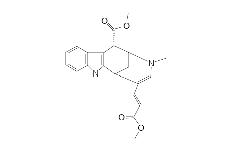 METHYL-(1RS,2RS,6RS)-1-(METHOXYCARBONYL)-3-METHYL-1,2,3,6-TETRAHYDRO-2,6-METHANOAZOCINO-[5,4-B]-INDOLE-5-(E)-ACRYLATE