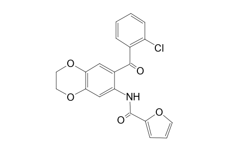 2-Furancarboxamide, N-[7-(2-chlorobenzoyl)-2,3-dihydro-1,4-benzodioxin-6-yl]-