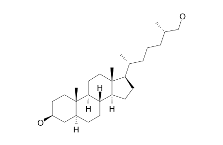 5.alpha.-Cholestan-3.beta.,26-diol