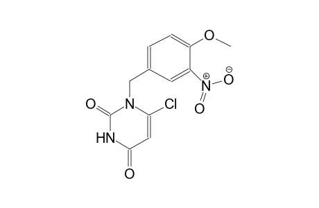 6-chloro-1-(4-methoxy-3-nitrobenzyl)-2,4(1H,3H)-pyrimidinedione