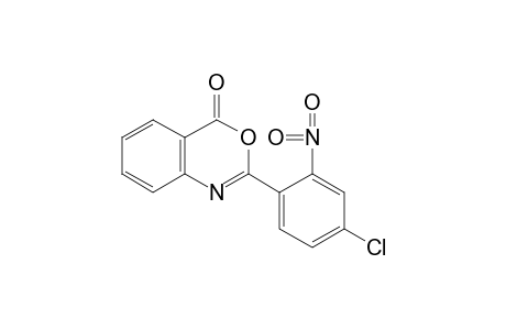 2-(4-chloro-2-nitrophenyl)-4H-3,1-benzoxazin-4-one