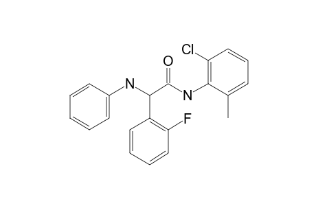 N-(2-Chloro-6-methylphenyl)-2-(2-fluorophenyl)-2-(phenylamino)acetamide