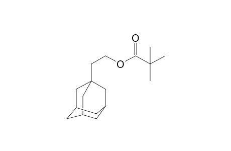 2,2-Dimethylpropanoic acid, 2-(1-adamantyl)ethyl ester