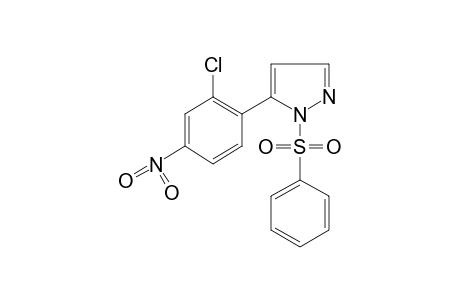 5-(2-chloro-4-nitrophenyl)-1-(phenylsulfonyl)pyrazole