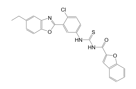 N-(1-benzofuran-2-ylcarbonyl)-N'-[4-chloro-3-(5-ethyl-1,3-benzoxazol-2-yl)phenyl]thiourea