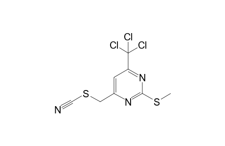 2-Methylthio-4-(trichloromethyl)-6-(thiocyanato)methylpyrimidine