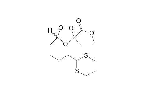 5-[4-(1,3-dithian-2-yl)butyl]-3-methyl-1,2,4-trioxolane-3-carboxylic acid methyl ester