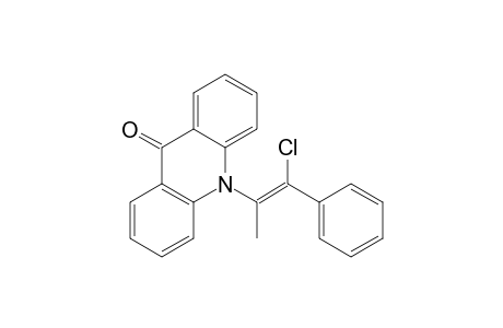 10-(2-CHLOR-1-METHYL-2-PHENYLETHENYL)-9(10H)-ACRIDINONE