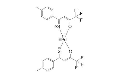 Bis[1,1,1-trifluoro-4-(4-methylphenyl)-4-thioxo-2-butanonato]palladium