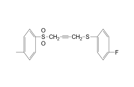 1-[(p-fluorophenyl)thio]-4-(p-tolylsulfonyl)-2-butyne