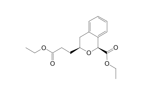 ETHYL-(1RS,3RS)-(+/-)-3-[2-(ETHOXYCARBONYL)-ETHYL]-3,4-DIHYDRO-1H-2-BENZOPYRAN-1-CARBOXYLATE