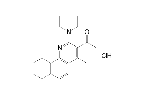 2-(diethylamino)-4-methyl-7,8,9,10-tetrahydrobenzo[h]quinolin-3-yl methyl ketone, monohydrochloride