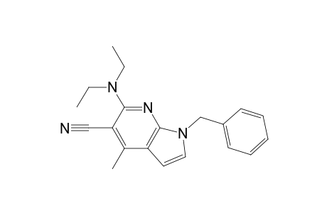 6-Diethylamino-1-benzyl-4-methyl-5-cyano-7-azaindole