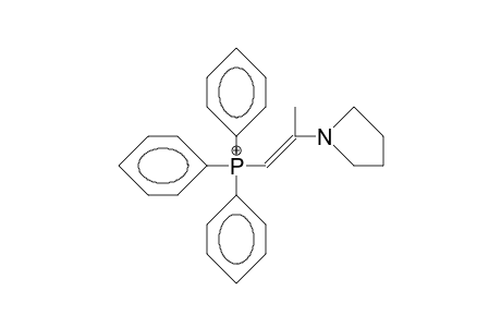 Triphenyl-(2-pyrrolidino-propenyl)-phosphonium cation