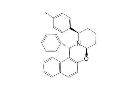 (7aR,11R,13S)-11-(4-Methylphenyl)-13-phenyl-8,9,10,11-tetrahydro-7aH,13H-naphtho[1,2-e]pyrido[2,1-b][1,3]oxazine