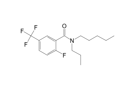 Benzamide, 2-fluoro-5-trifluoromethyl-N-propyl-N-pentyl-