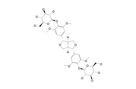 ELEUTHEROSIDE-E;LIRIODENDRIN;SYRINGARESINOL-DI-O-BETA-D-GLUCOPYRANOSIDE