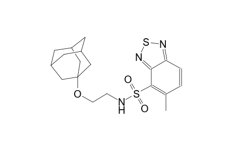 5-Methyl-benzo[1,2,5]thiadiazole-4-sulfonic acid [2-(adamantan-1-yloxy)-ethyl]-amide