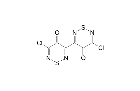 5,5'-Dichloro-4H,4'H-[3,3'-bi(1,2,6-thiadiazine)]-4,4'-dione