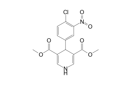 Pyridine-3,5-dicarboxylic acid, 1,4-dihydro-4-(4-chloro-3-nitrophenyl)-, dimethyl ester