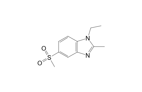 1-Ethyl-2-methyl-5-methylsulfonyl-benzimidazole