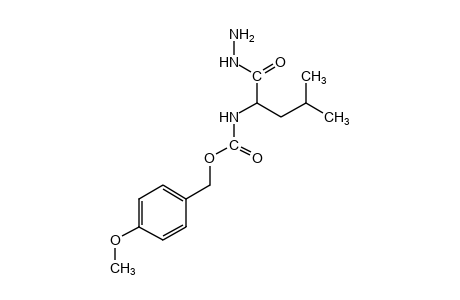 N-carboxy-L-leucine, N-(p-methoxybenzyl)ester, hydrazide