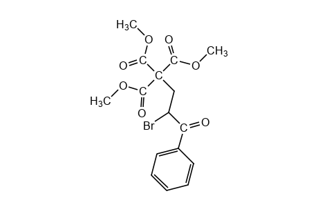 3-benzoyl-3-bromo-1,1,1-propanetricarboxylic acid, trimethyl ester