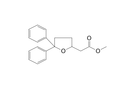 (5,5-Diphenyltetrahydrofuran-2-yl)acetic acid, methyl ester